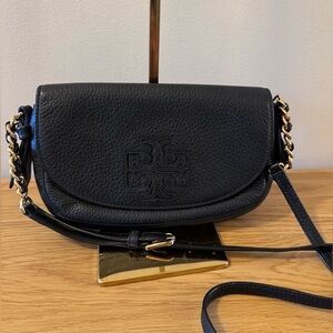 Authentic Tory Burch Black Crossbody